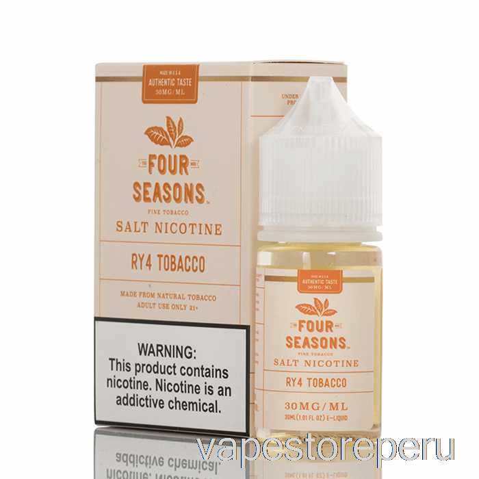 Vape Peru Ry4 Sal De Tabaco - Cuatro Estaciones - 30ml 50mg